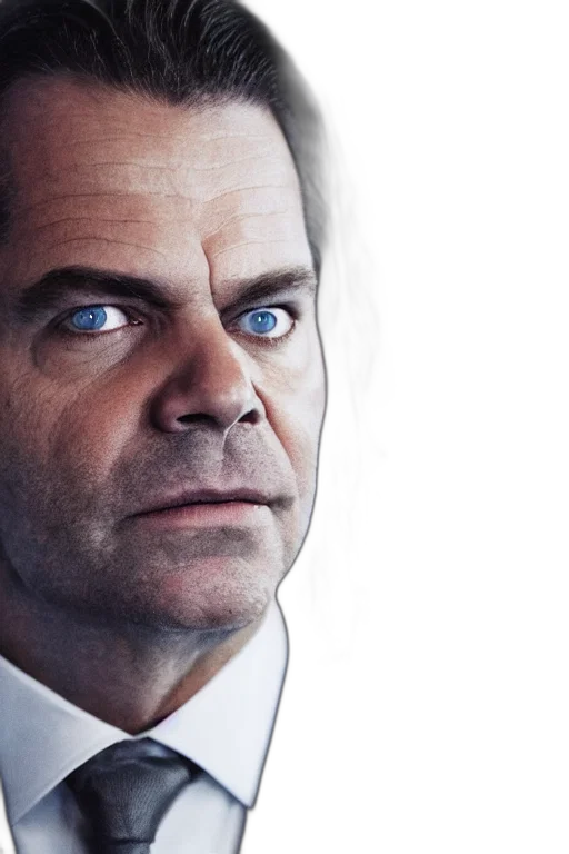 face, photorealistic, lachlan, murdoch, eyes, sauron, realistic, photograph transparent PNG cut-out