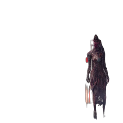 creature, staff, dress, robot, concept art, pixel art, 3d render, cyberpunk transparent PNG cut-out