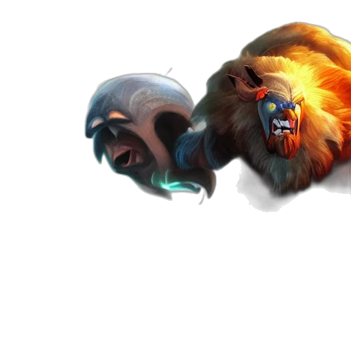 mask, creature, concept art, fantasy art transparent PNG cut-out