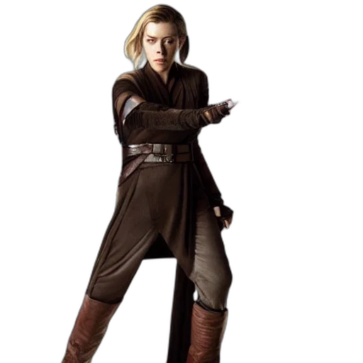 staff, jacket, weapon, sword, concept art, amber, heard, female transparent PNG cut-out
