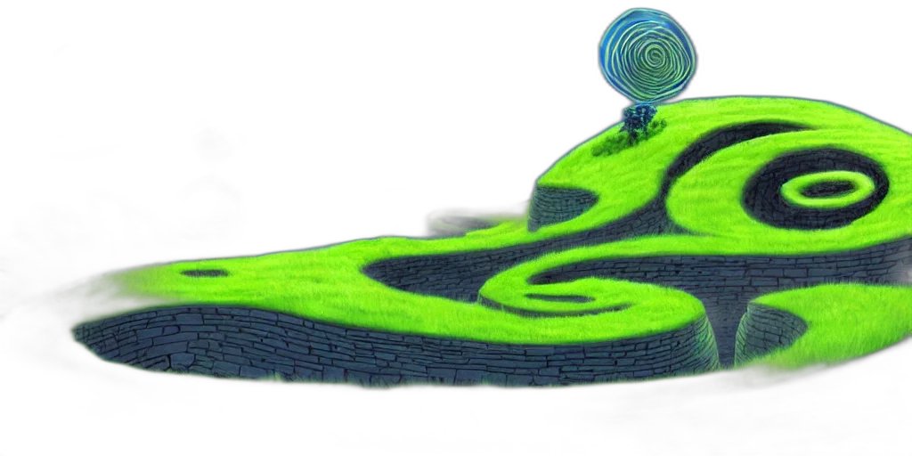 shoes, 3d render, neon, green transparent PNG cut-out
