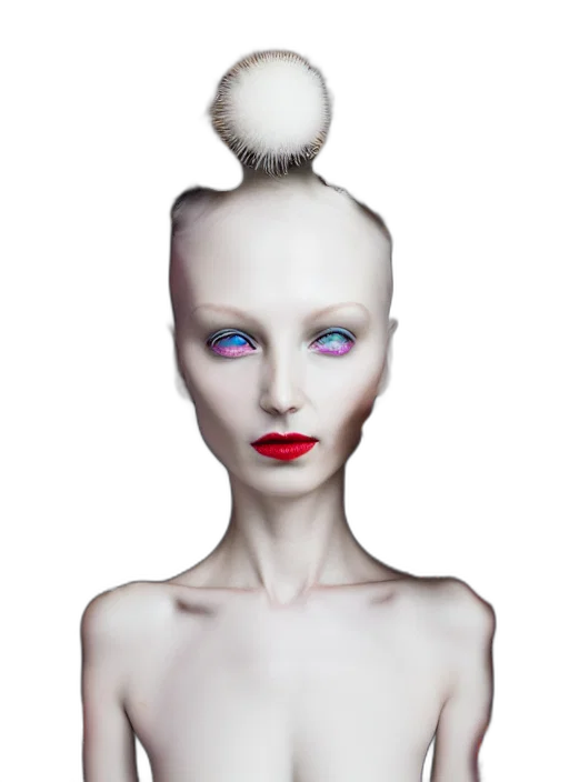 hair, creature, face, mask transparent PNG cut-out