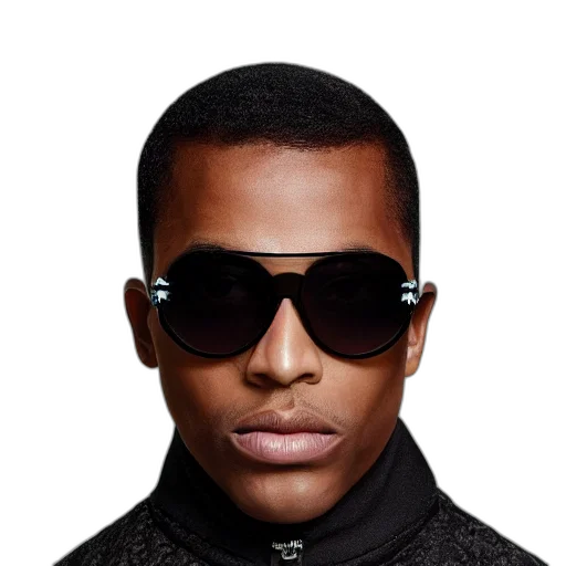 jacket, face, black, man transparent PNG cut-out