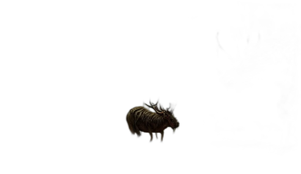 animal, creature, dragon, hair, concept art, fantasy art, pixel art, photorealistic transparent PNG cut-out