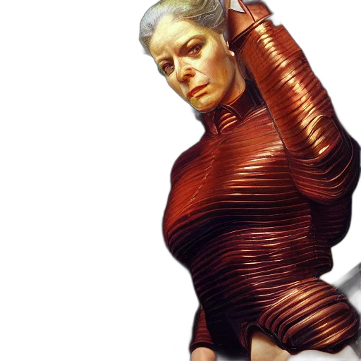 jacket, robot, face, concept art, comic book art, photorealistic, fantasy art, outer space transparent PNG cut-out