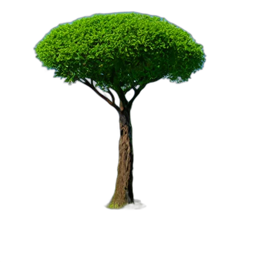 tree, hair, animal, staff, 3d render, photorealistic, concept art, pixel art transparent PNG cut-out