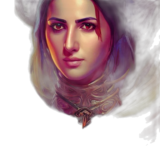 face, crown, fantasy art, concept art transparent PNG cut-out
