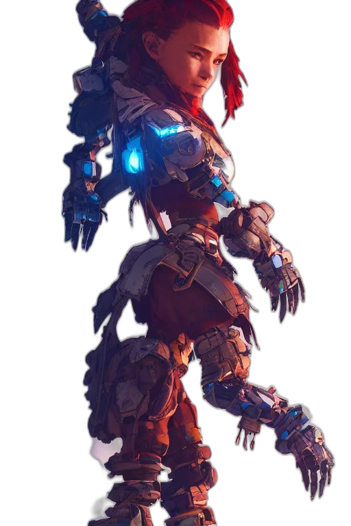 robot, weapon, creature, dragon, concept art, fantasy art, cyberpunk, pixel art transparent PNG cut-out