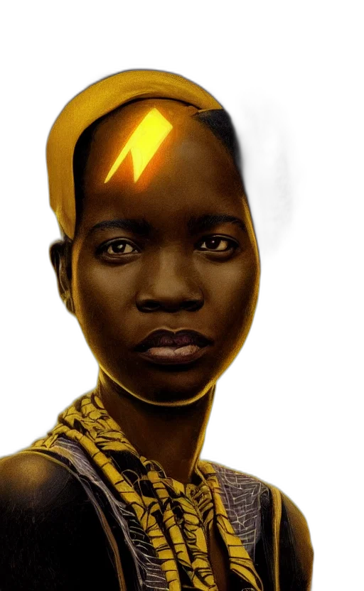 face, crown, hair, comic book art, photorealistic, concept art, fantasy art, upper transparent PNG cut-out