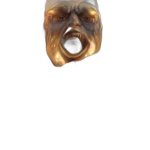 mask, jewelry, face, crown, 3d render, photorealistic, concept art, fantasy art transparent PNG cut-out