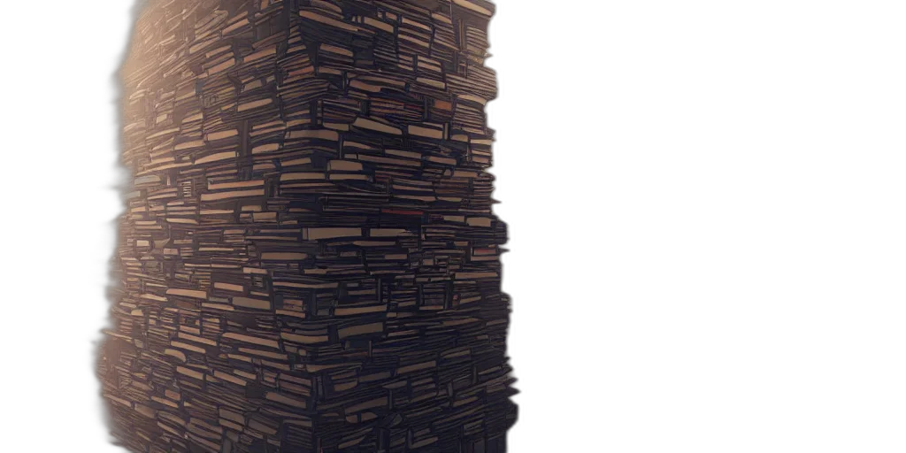 furniture, dress, tree, hat, 3d render, book, tower, city transparent PNG cut-out