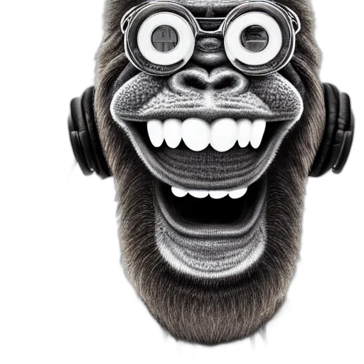 mask, face, creature, animal, photorealistic, concept art, 3d render, cartoon transparent PNG cut-out