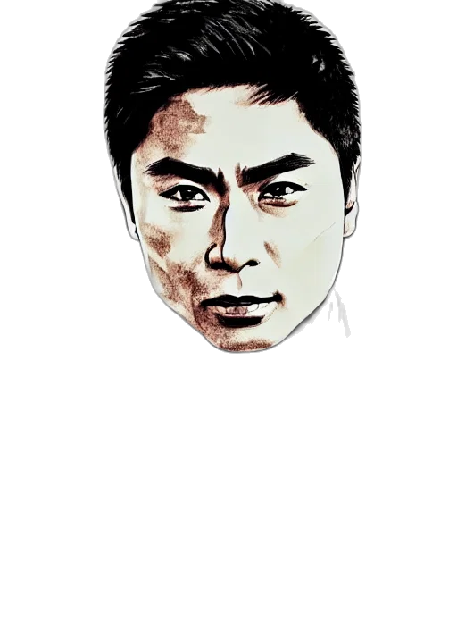 face, staff, mask, photorealistic transparent PNG cut-out