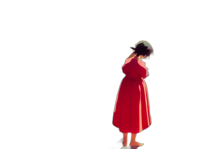 dress, jacket, hair, robot transparent PNG cut-out