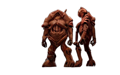 creature, robot, mask, concept art transparent PNG cut-out