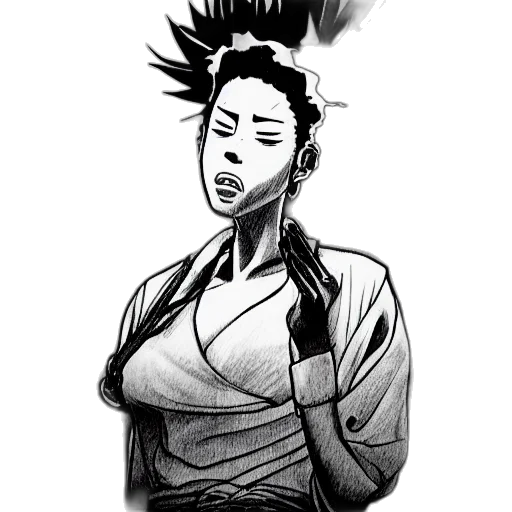 staff, face, comic book art, concept art transparent PNG cut-out