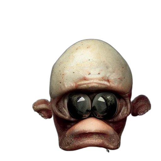 mask, face, creature, staff, 3d render, concept art, photorealistic, fantasy art transparent PNG cut-out
