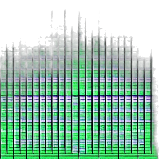 robot, pixel art, vaporwave, green, monochrome, pastel, colorful, normal transparent PNG cut-out