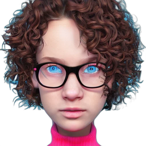 face, hair, robot, mask, photorealistic, 3d render, cartoon, concept art transparent PNG cut-out