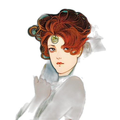 crown, creature, face, staff transparent PNG cut-out