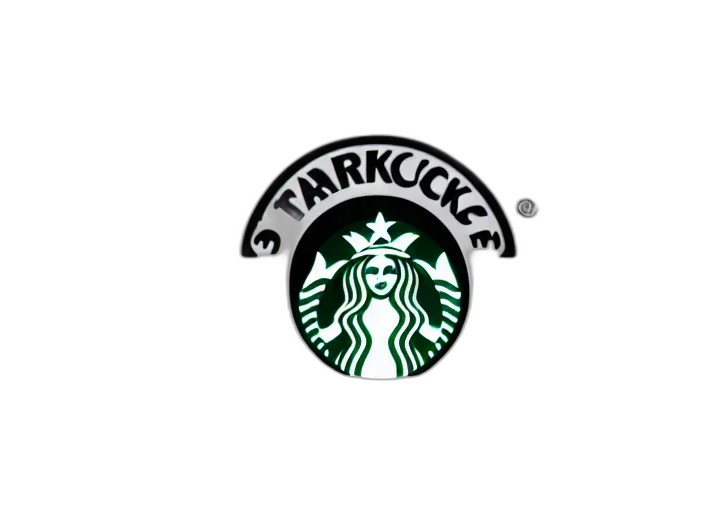 staff, 3d render, concept art, monochrome, dark, starbuck, logo, disgusting transparent PNG cut-out