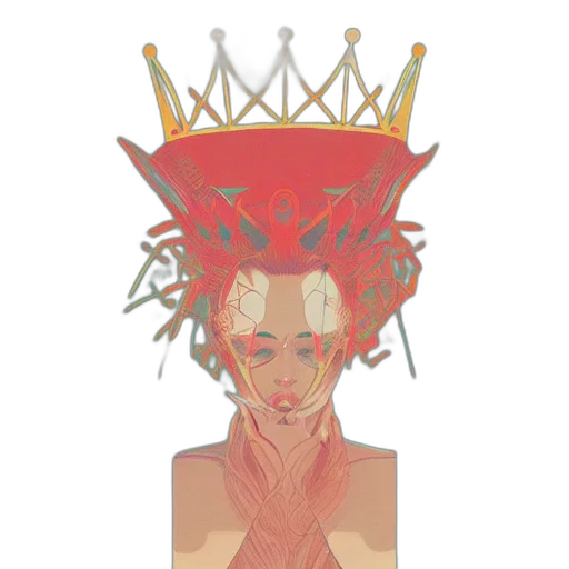 crown, mask, face, hat transparent PNG cut-out