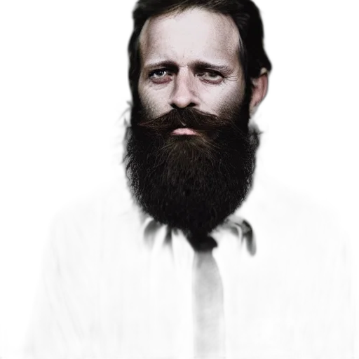 face, hair, staff, animal transparent PNG cut-out