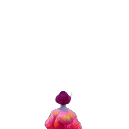 flower, crown, staff, dress transparent PNG cut-out