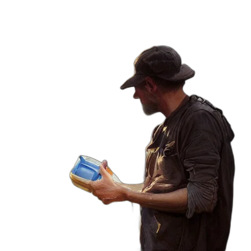 bottle, hat, food, weapon transparent PNG cut-out