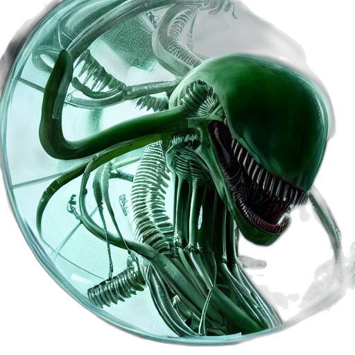 creature, animal, concept art, 3d render transparent PNG cut-out