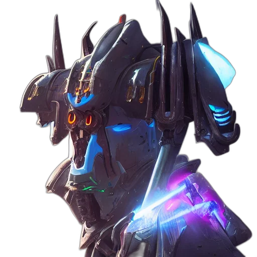 robot, mask, face, staff transparent PNG cut-out