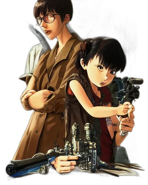 weapon, comic book art, concept art, anime transparent PNG cut-out