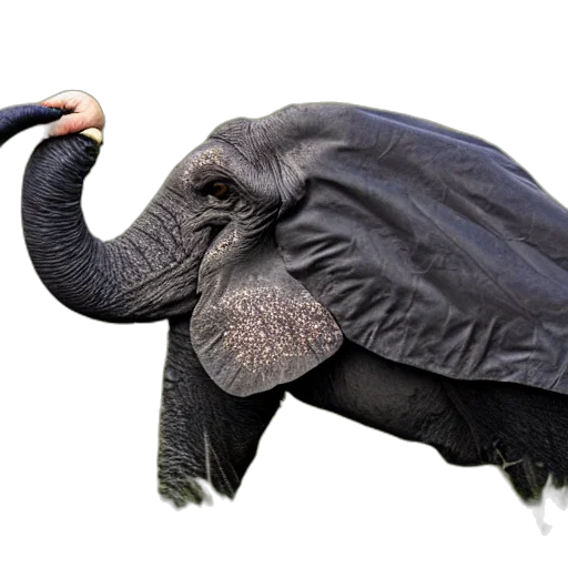 animal, creature, hat, dragon, photorealistic, 3d render, concept art, elepheagle transparent PNG cut-out