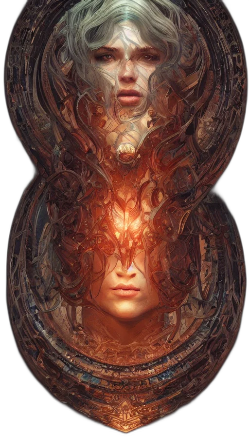 mask, face, hair, crown transparent PNG cut-out