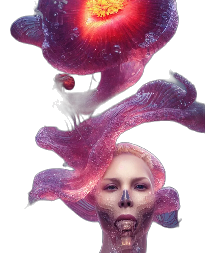 creature, hair, face, animal transparent PNG cut-out