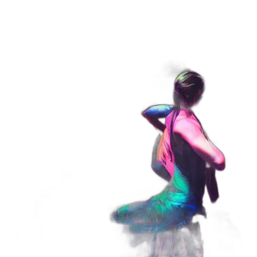 dress, creature, concept art, watercolor transparent PNG cut-out