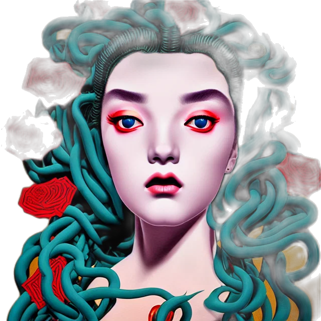 face, mask, dragon, fantasy art transparent PNG cut-out