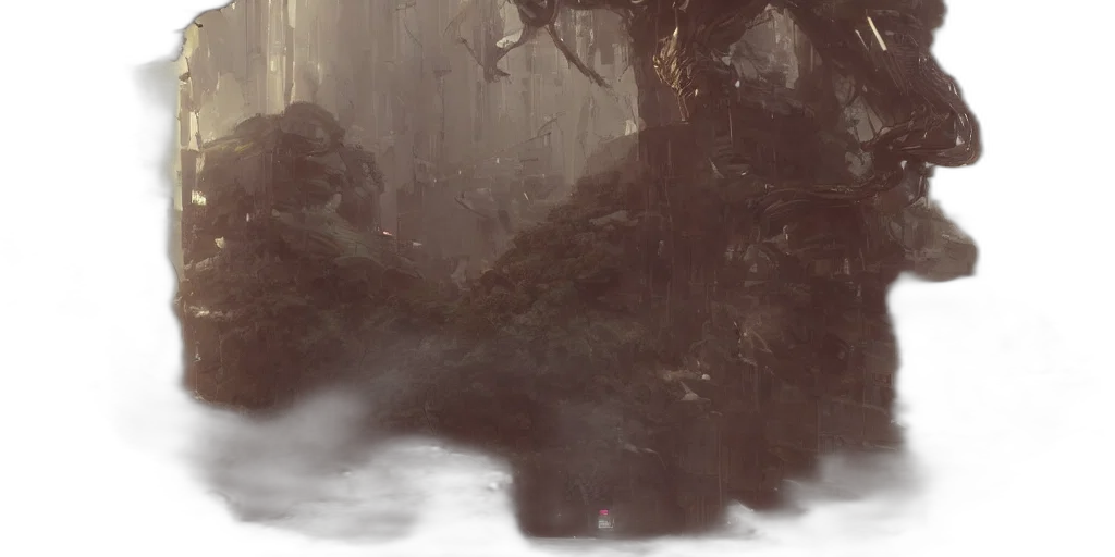 creature, dragon, robot, face transparent PNG cut-out