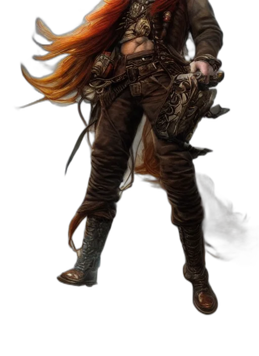 staff, hair, weapon, dragon transparent PNG cut-out