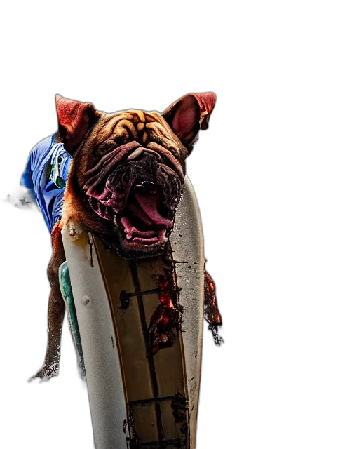 staff, animal, creature, mask, concept art, 3d render, photorealistic, fantasy art transparent PNG cut-out