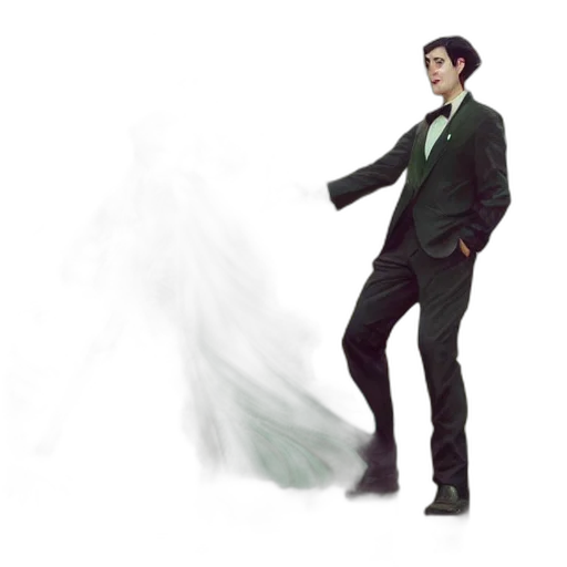 staff, creature, umbrella, robot transparent PNG cut-out