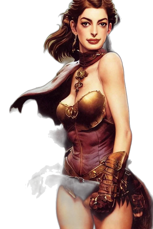 dress, comic book art, fantasy art, concept art transparent PNG cut-out