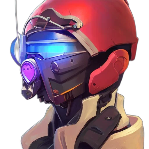 robot, mask, face, staff transparent PNG cut-out
