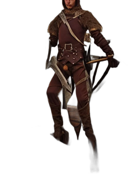 staff, sword, weapon, jacket, concept art, fantasy art, 3d render, comic book art transparent PNG cut-out