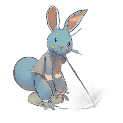 staff, weapon, animal, creature, concept art, fantasy art, watercolor, pixel art transparent PNG cut-out