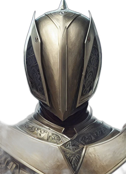 sword, mask, crown, face, concept art, fantasy art, 3d render, photorealistic transparent PNG cut-out