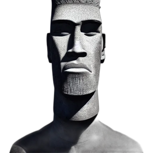 mask, face, robot, staff, 3d render, photorealistic, concept art, fantasy art transparent PNG cut-out