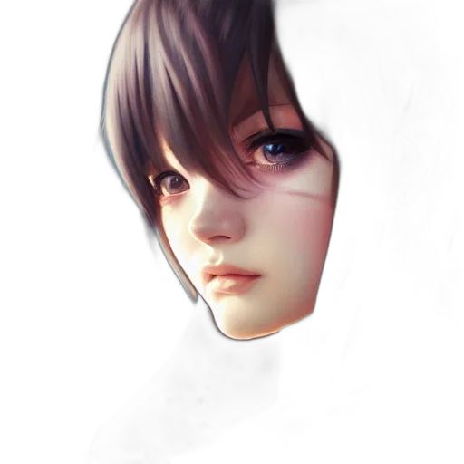 face, mask, robot, creature transparent PNG cut-out