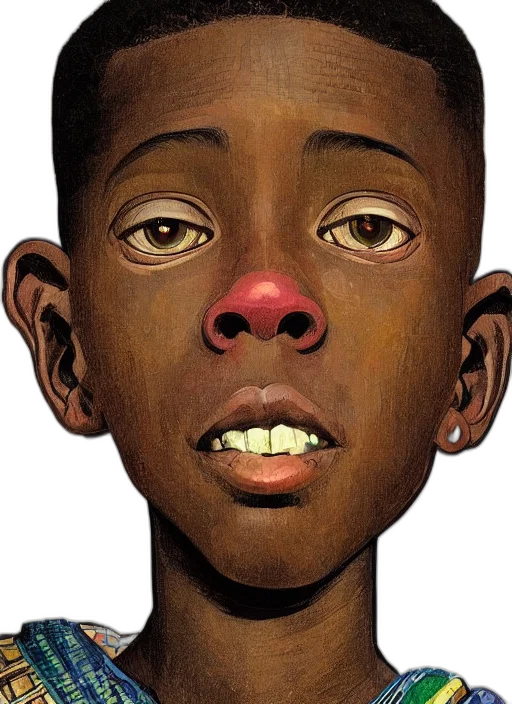 face, mask, creature, animal, photorealistic, concept art, watercolor, cartoon transparent PNG cut-out