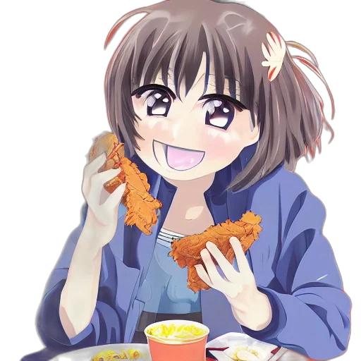 food, creature, animal, anime transparent PNG cut-out